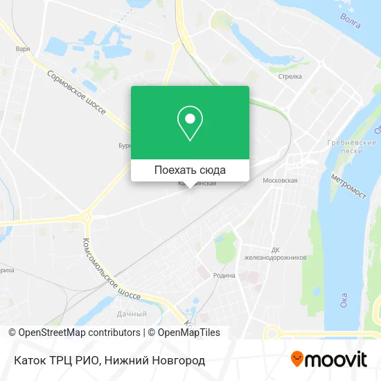 Карта Каток ТРЦ РИО