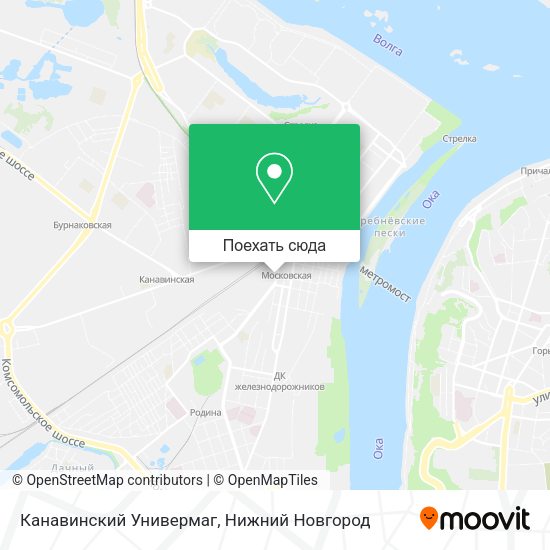 Карта Канавинский Универмаг