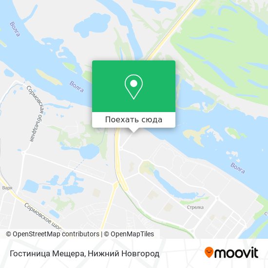 Карта Гостиница Мещера