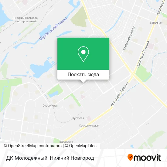 Карта ДК Молодежный