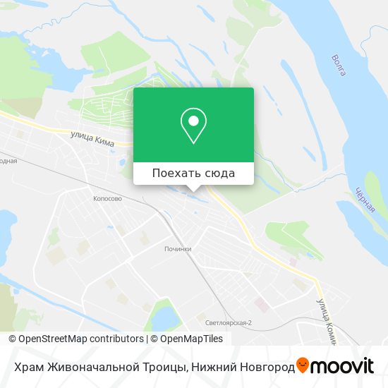 Карта Храм Живоначальной Троицы