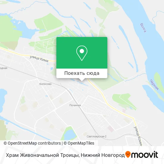 Карта Храм Живоначальной Троицы