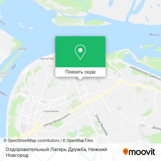 Карта Оздоровительный Лагерь  Дружба