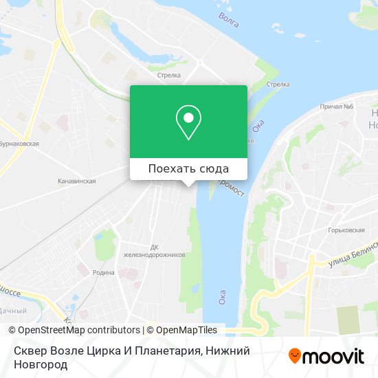 Карта Сквер Возле Цирка И Планетария