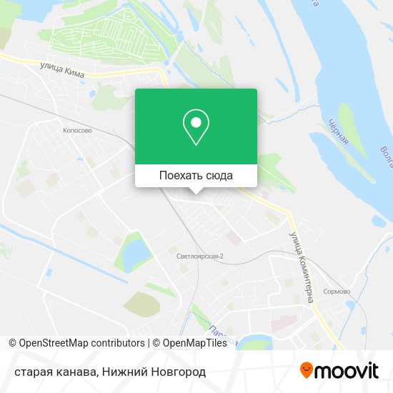 Карта старая канава