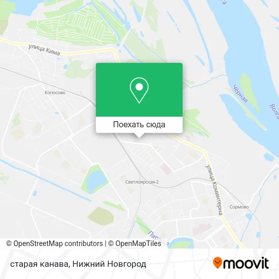 Карта старая канава