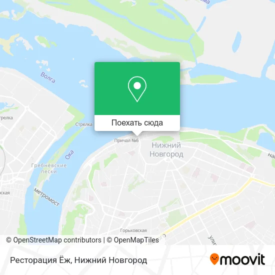 Карта Ресторация Ёж