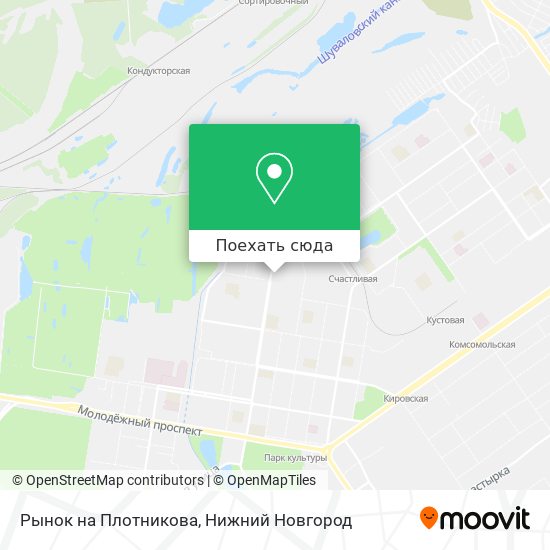 Карта Рынок на Плотникова