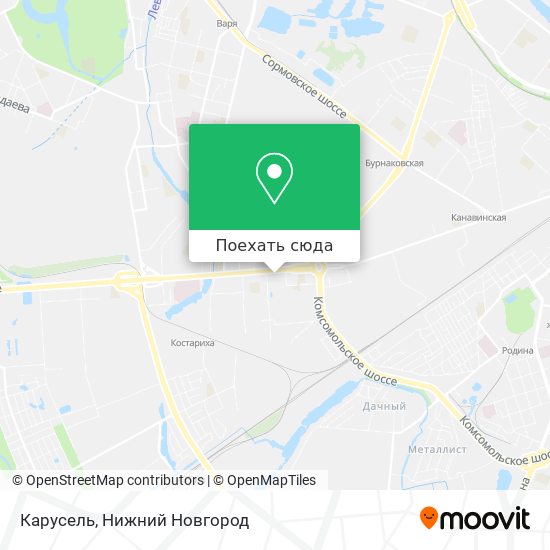 Карта Карусель