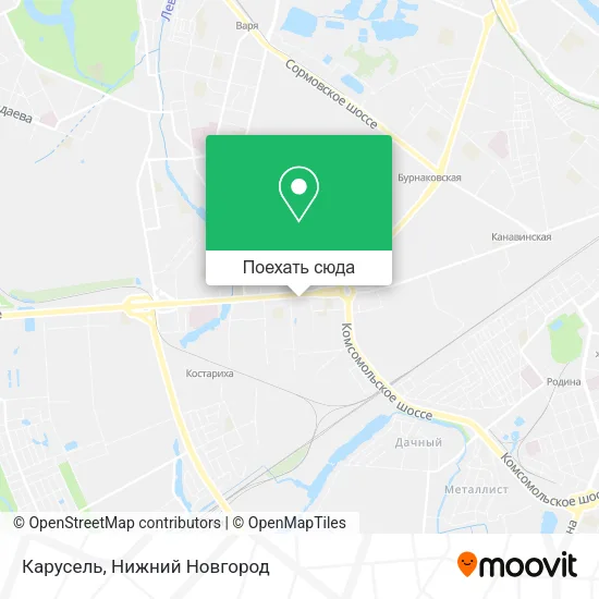 Карта Карусель