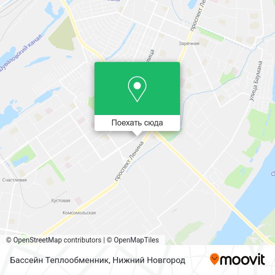 Карта Бассейн  Теплообменник