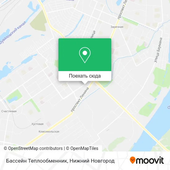 Карта Бассейн  Теплообменник