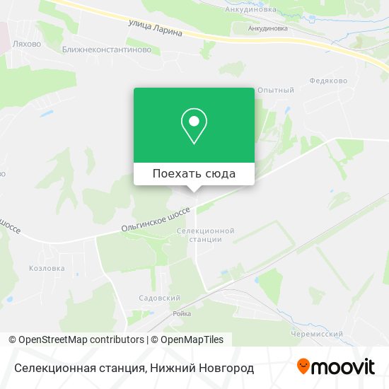 Карта Селекционная станция