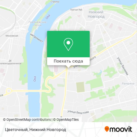 Карта Цветочный