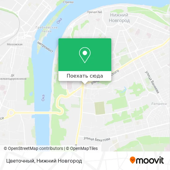 Карта Цветочный