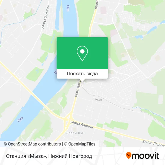 Карта Станция «Мыза»