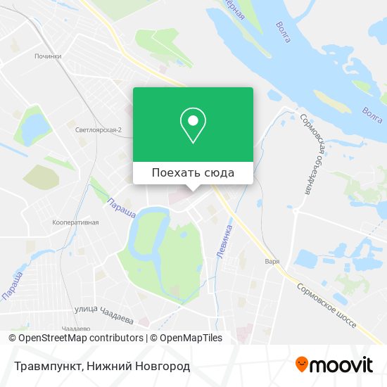 Карта Травмпункт