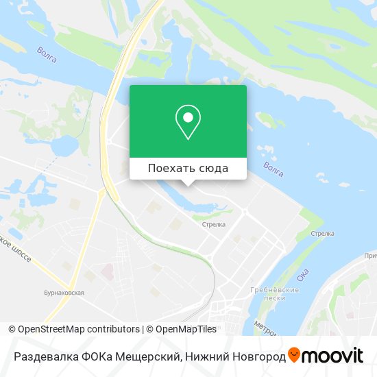 Карта Раздевалка ФОКа Мещерский