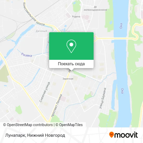 Карта Лунапарк