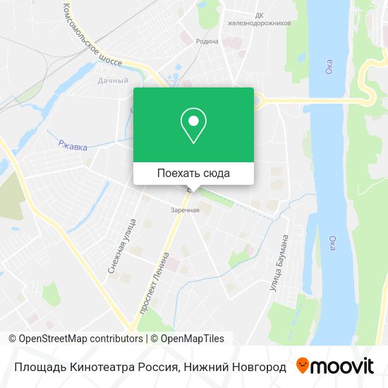 Карта Площадь Кинотеатра Россия
