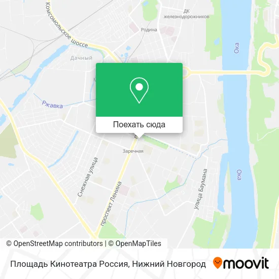 Карта Площадь Кинотеатра Россия