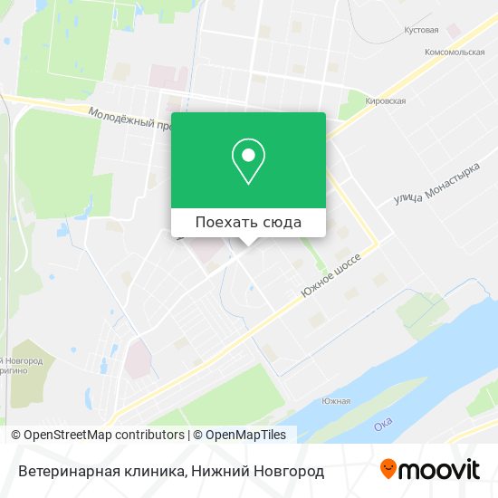 Карта Ветеринарная клиника