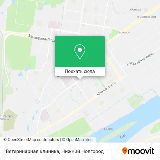Карта Ветеринарная клиника