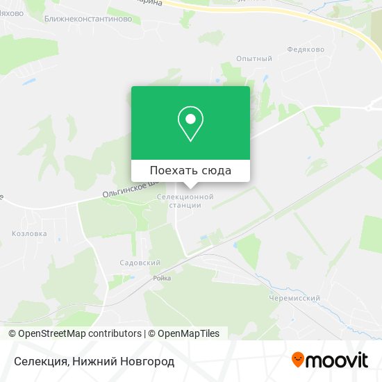 Карта Селекция