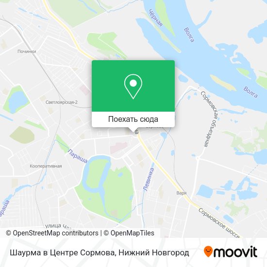Карта Шаурма в Центре Сормова