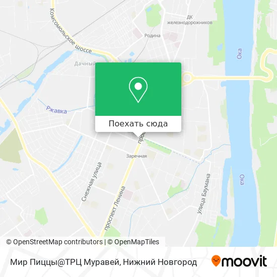 Карта Мир Пиццы@ТРЦ Муравей
