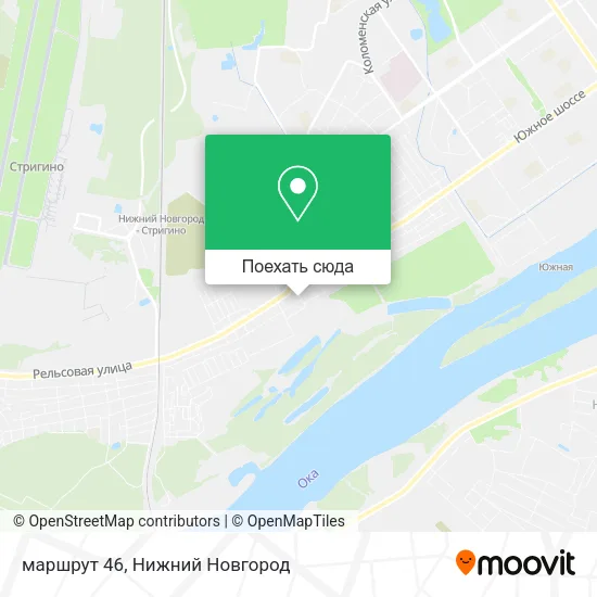 Карта маршрут 46