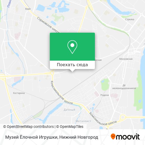 Карта Музей Ёлочной Игрушки