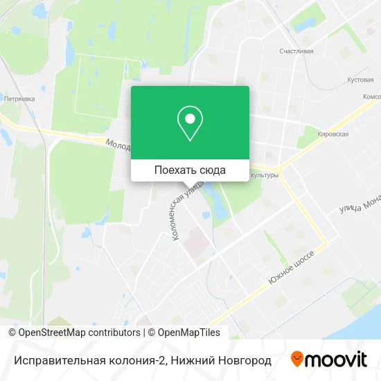 Карта Исправительная колония-2