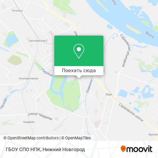 Карта ГБОУ СПО НПК