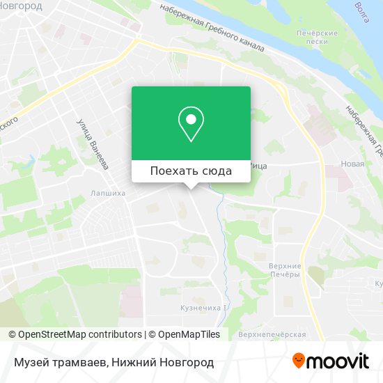 Карта Музей трамваев