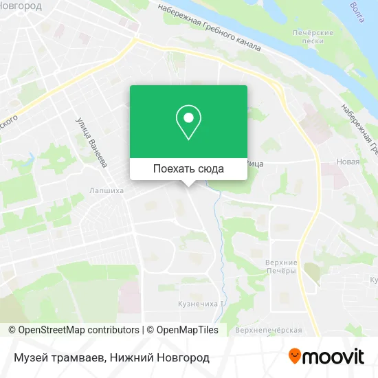 Карта Музей трамваев