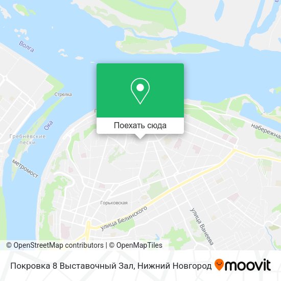 Карта Покровка 8 Выставочный Зал
