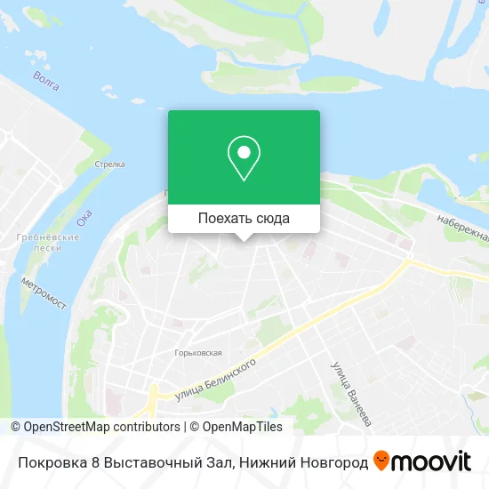 Карта Покровка 8 Выставочный Зал