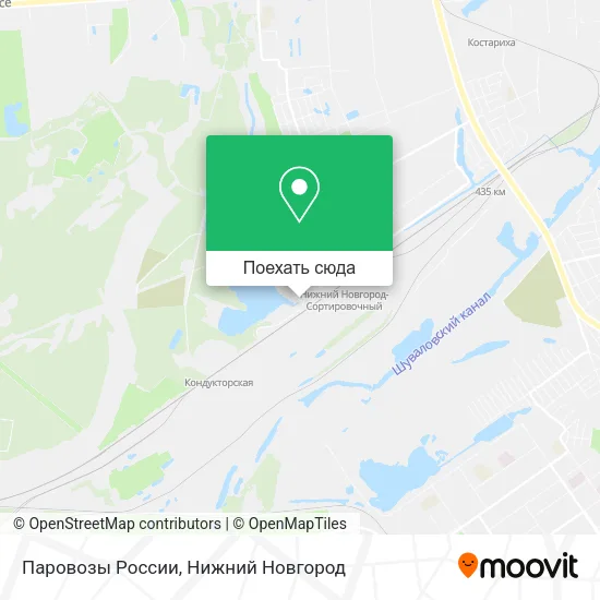Карта Паровозы России