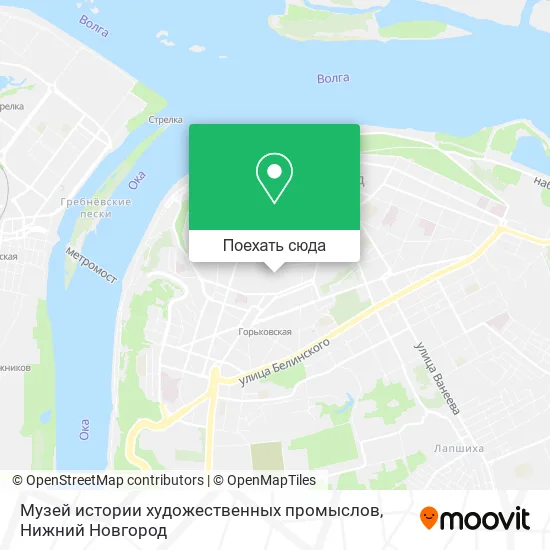Карта Музей истории художественных промыслов