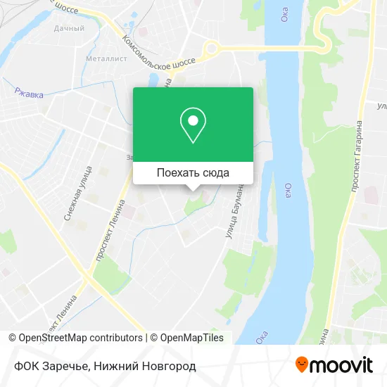 Карта ФОК Заречье