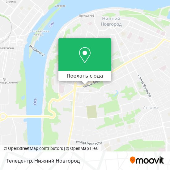 Карта Телецентр