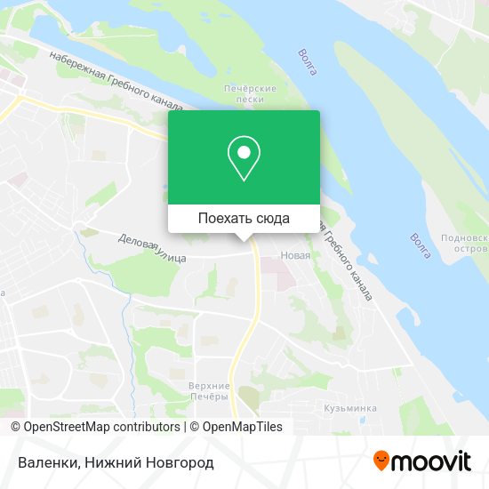 Карта Валенки