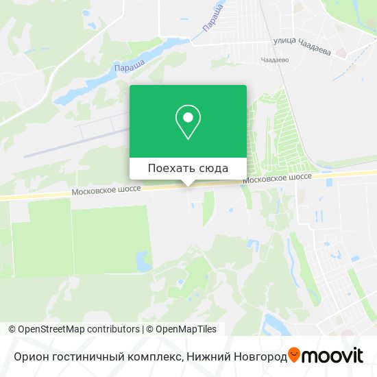 Карта Орион гостиничный комплекс