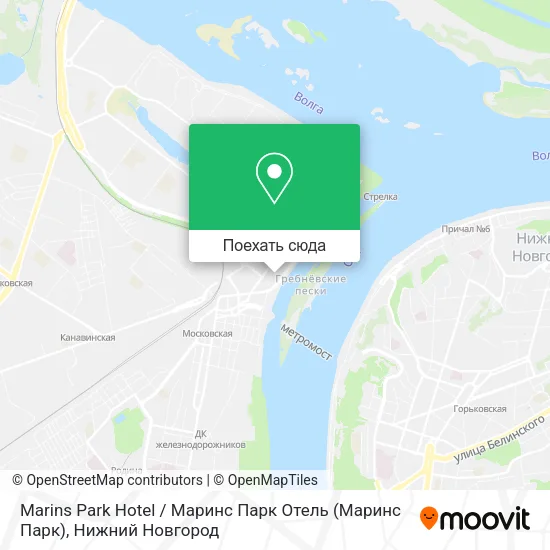 Карта Marins Park Hotel / Маринс Парк Отель