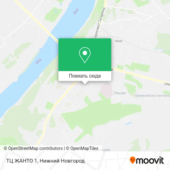 Карта ТЦ ЖАНТО 1