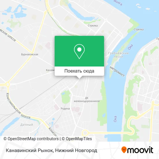 Карта Канавинский Рынок