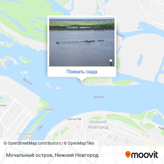 Карта Мочальный остров