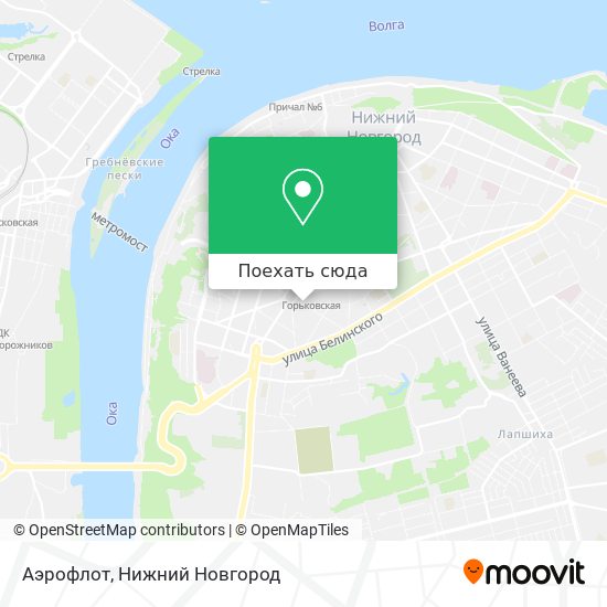 Карта Аэрофлот