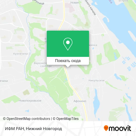 Карта ИФМ РАН